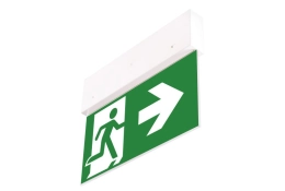 DIRECTO S CB wit met groen vluchtwegpictogram naar rechts