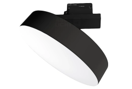 Zwarte Lippe LED-railspot voor 3-fase stroomrails