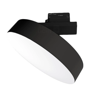 Zwarte Lippe LED-railspot voor 3-fase stroomrails